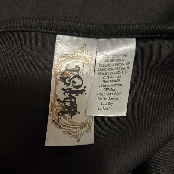 LSTR Strapless Aztec Print Strapless Sequin Bodycon Mini Dress - Picture 10 of 11